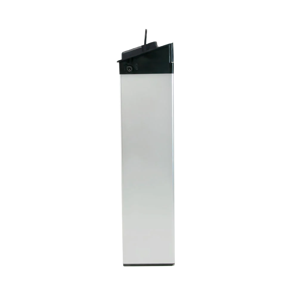 Lankeleisi Bikes lithium-ion battery for electric bicycle, compact and secure power source with brand markings visible.